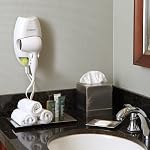 Conair 134RC 1600 Watt Wall Mount Hair Dryer, 2 Heat/ Speed settings Blow Dryer, Removable Air Filter