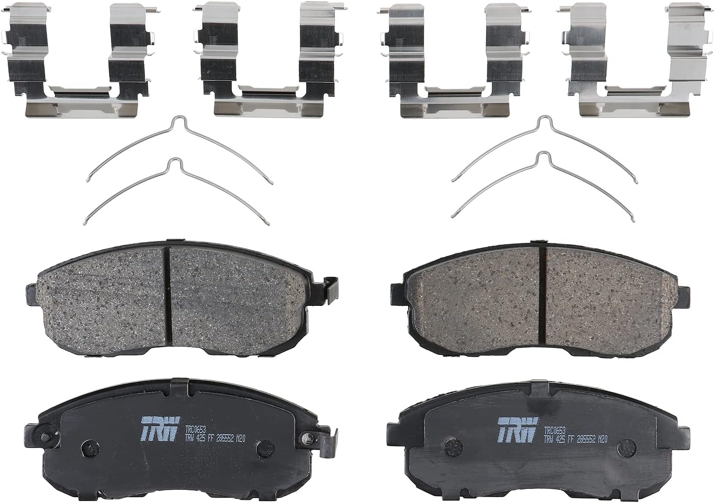 TRW Pro TRC0653 Disc Brake Pad Set For Nissan Altima 1998-2001, Front, And Other Applications