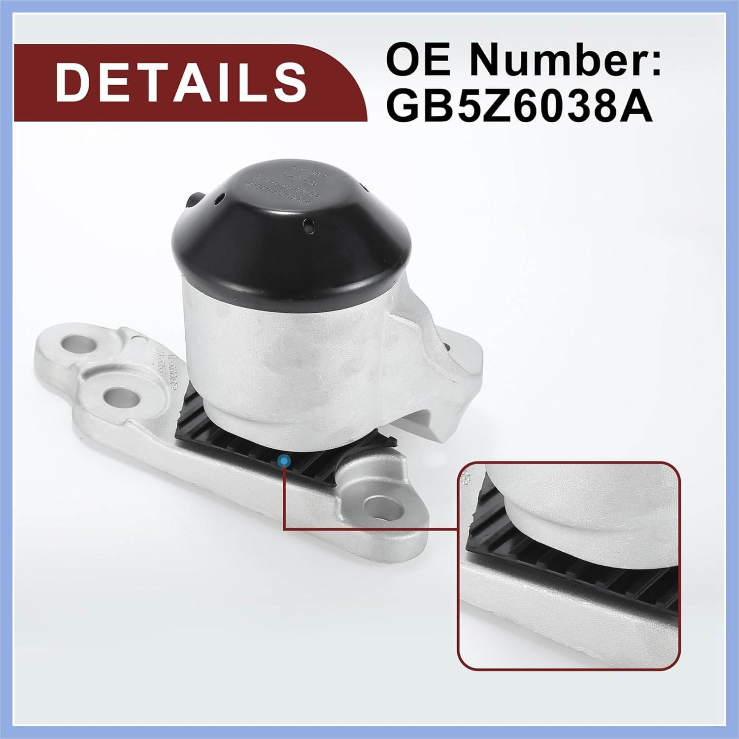 Engine Motor Mount for Ford Explorer 3.5L 11-19 Vibration Isolation No.GB5Z6038A | Engine Mounting 1 Pc for Ford Police Interceptor Utility 3.7L 13-19 Stable