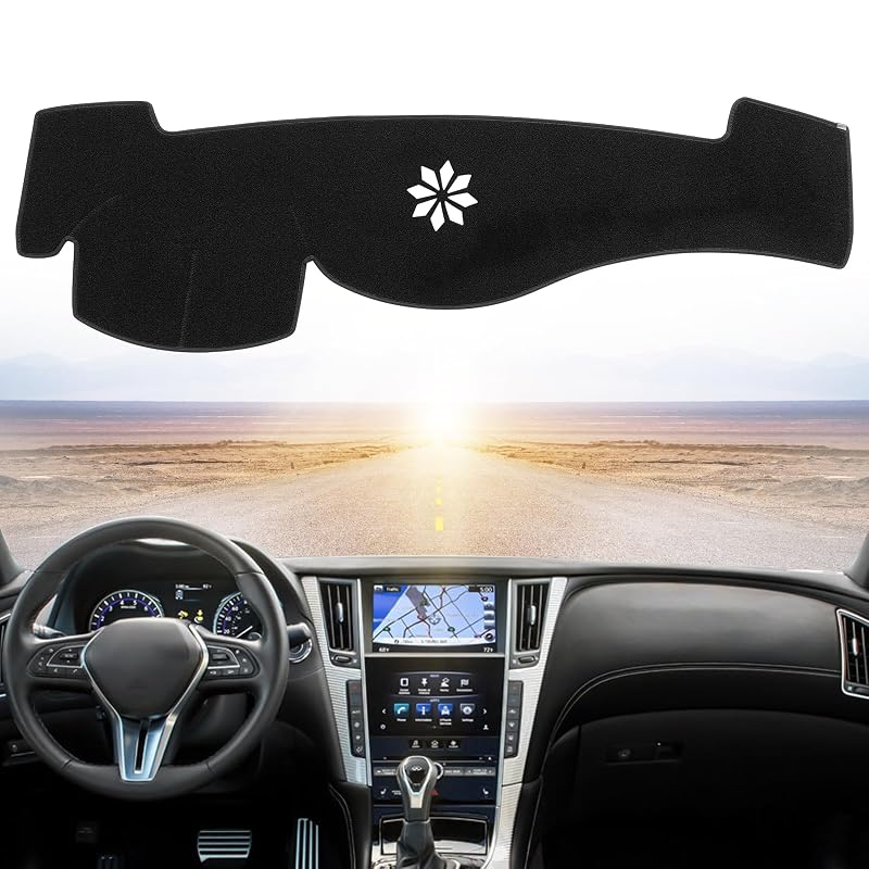 Capa para Painel em Carpete BERKSYDE Compatível com Infiniti G25, G35, G37, Q40 e Q60 2008 a 2015