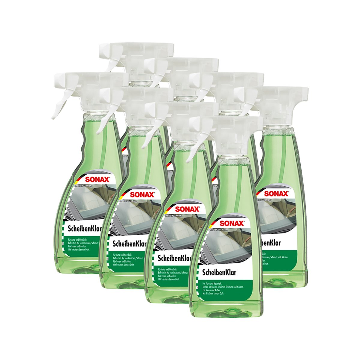 SONAX 8X 03382410 ScheibenKlar ScheibenEntferner InsektenEntferner 500ml