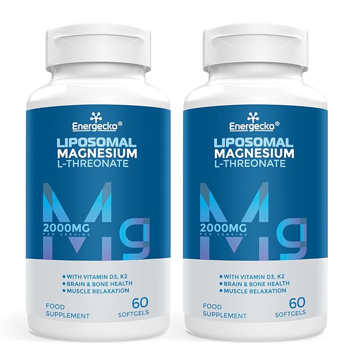 Buy Energecko Liposomal Magnesium LThreonate Softgels 2000mg