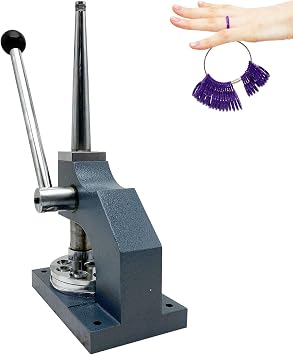 Professional Ring Stretcher and Reducer Tool, Double Rod Design, Weighted Base, Adjustable Sizing for Jewelry Making