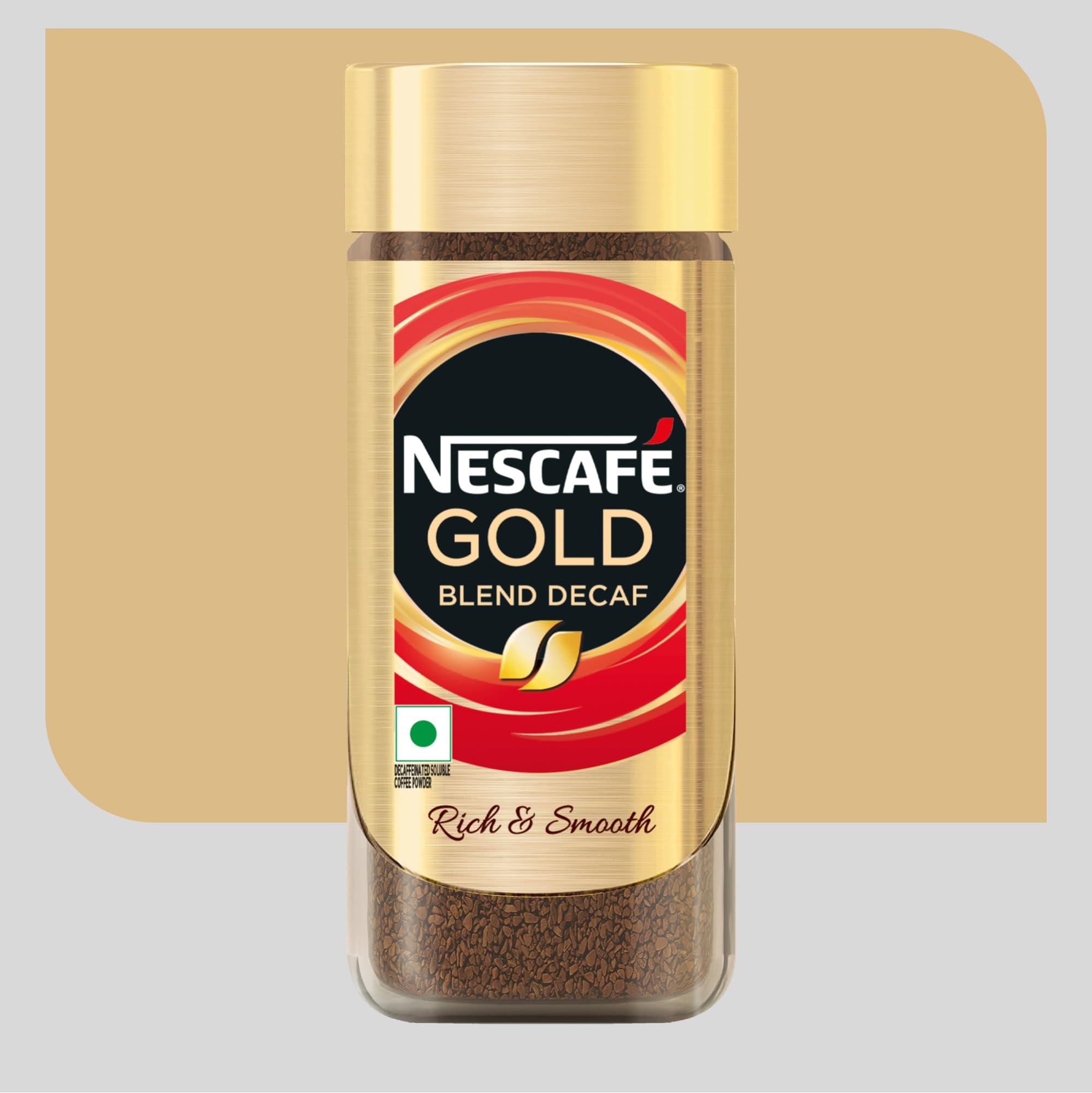 Nescafe Gold Blend bezkofeinowa kawa mielona, bogaty aromat i gładki smak, 95 g, 6 szt