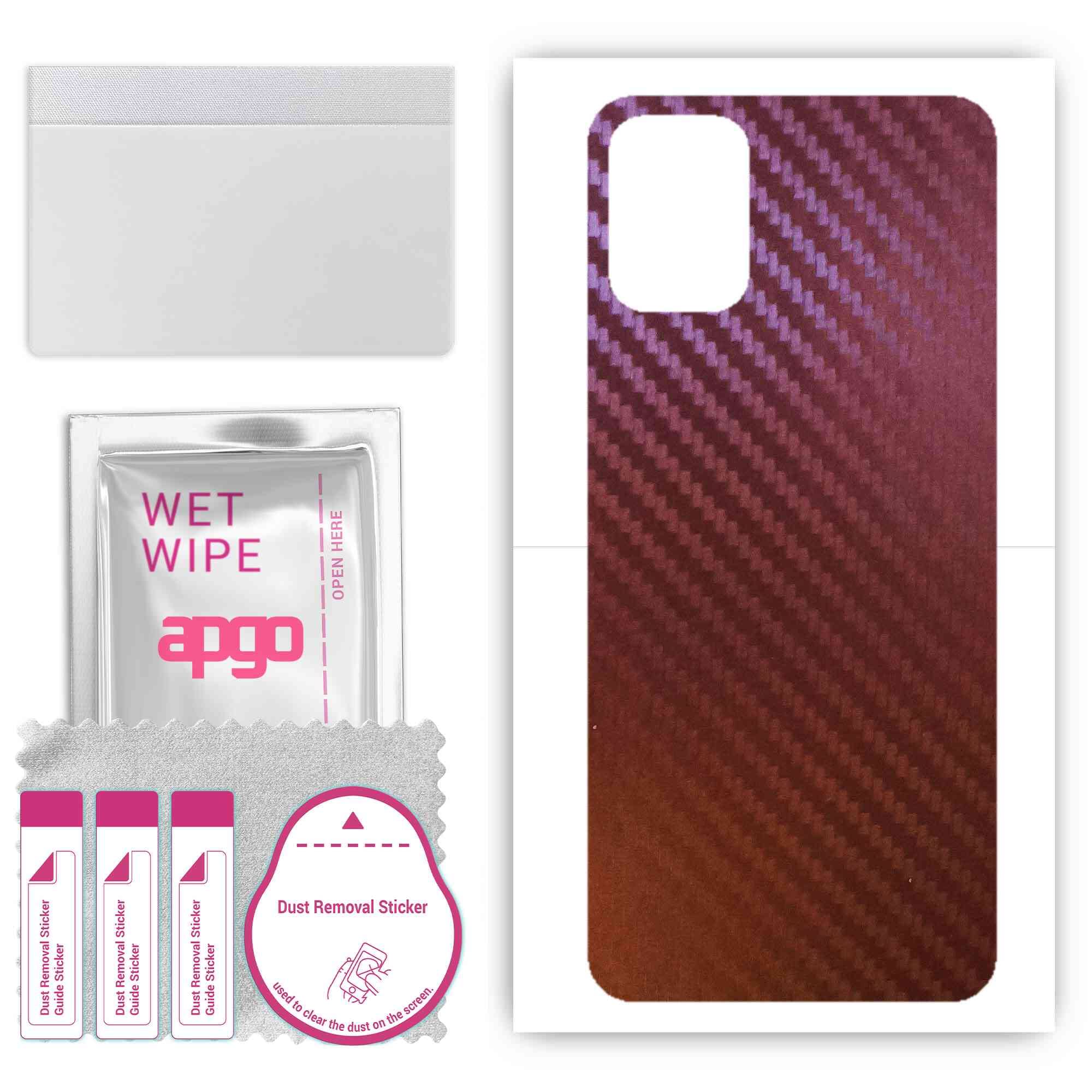 Skin Protecteur Vinyle Pour Motorola Moto G9 Plus - Motif Caméléon Carbone, Anti-rayures
