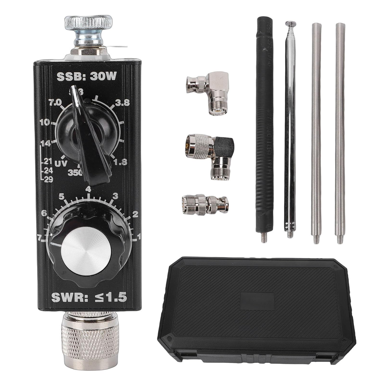 QRP a Onde Corte, Radio VHF UHF Portatile da 30 W con Copertura Completa della Banda per Radioamatori, Ricezione FM Aeronautica e Uso Esterno