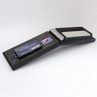 Crime Scene Folding Fingerprinting Kit - 100 FD-258 Cards - Card Holder - Mounted to a Folding Wooden Base - XL Ink Pad