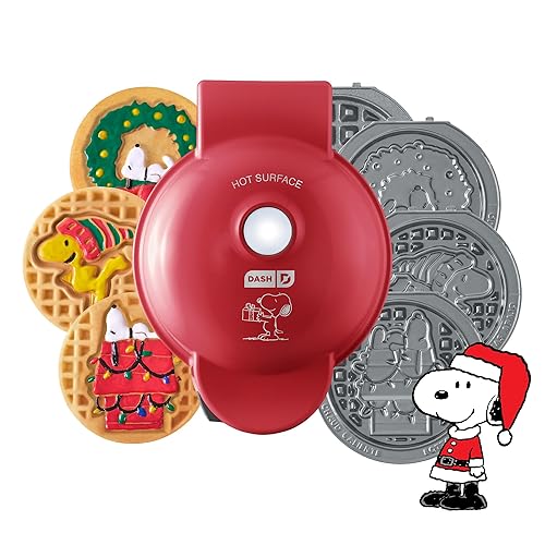 Peanuts x Dash MultiMaker® Mini Maker System (4 Plates: Wreath, Snoopy House, Woodstock)