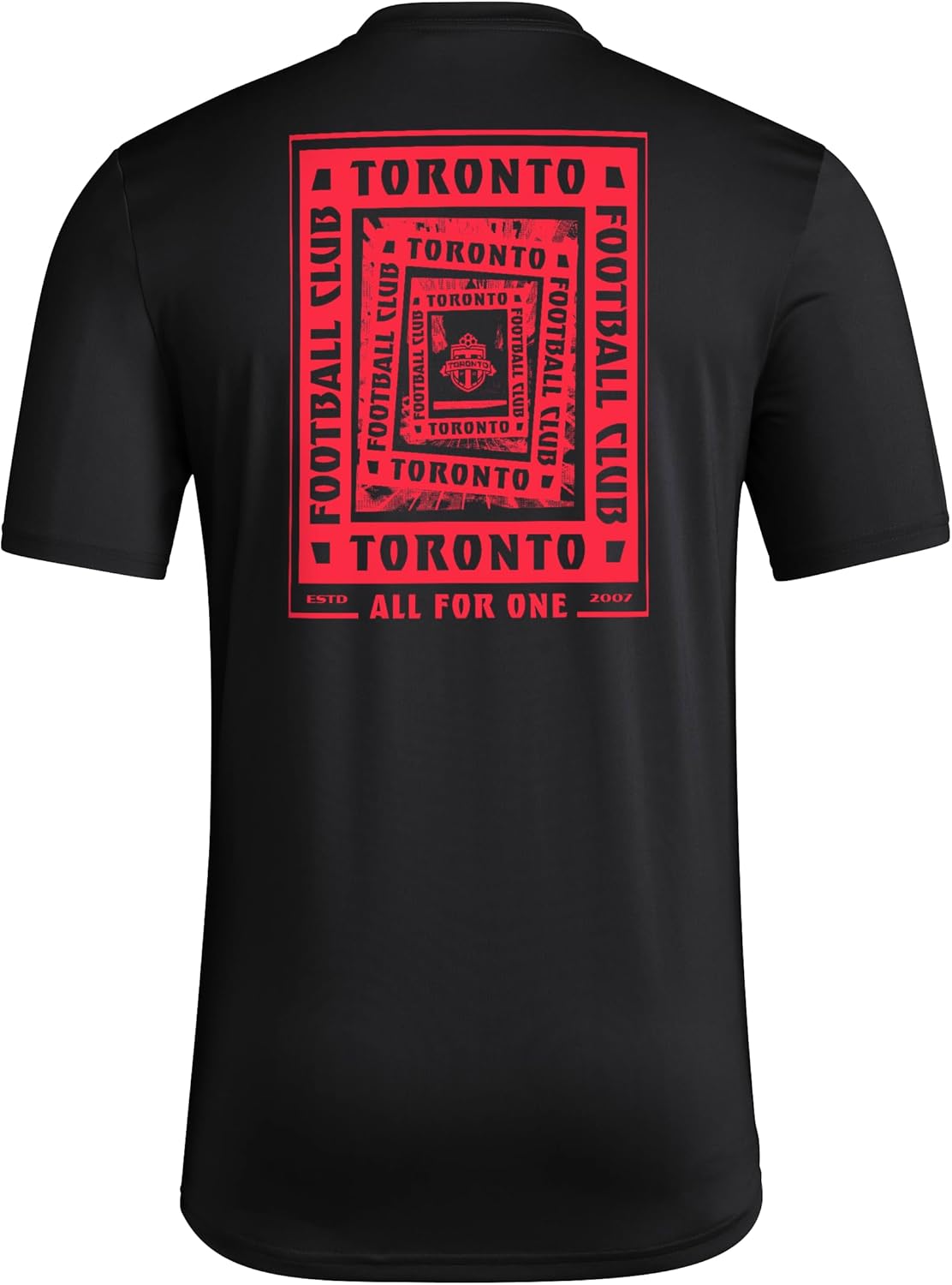 adidas Men's Toronto FC Local Warp Pre-Game Short Sleeve T-Shirt - Image 3