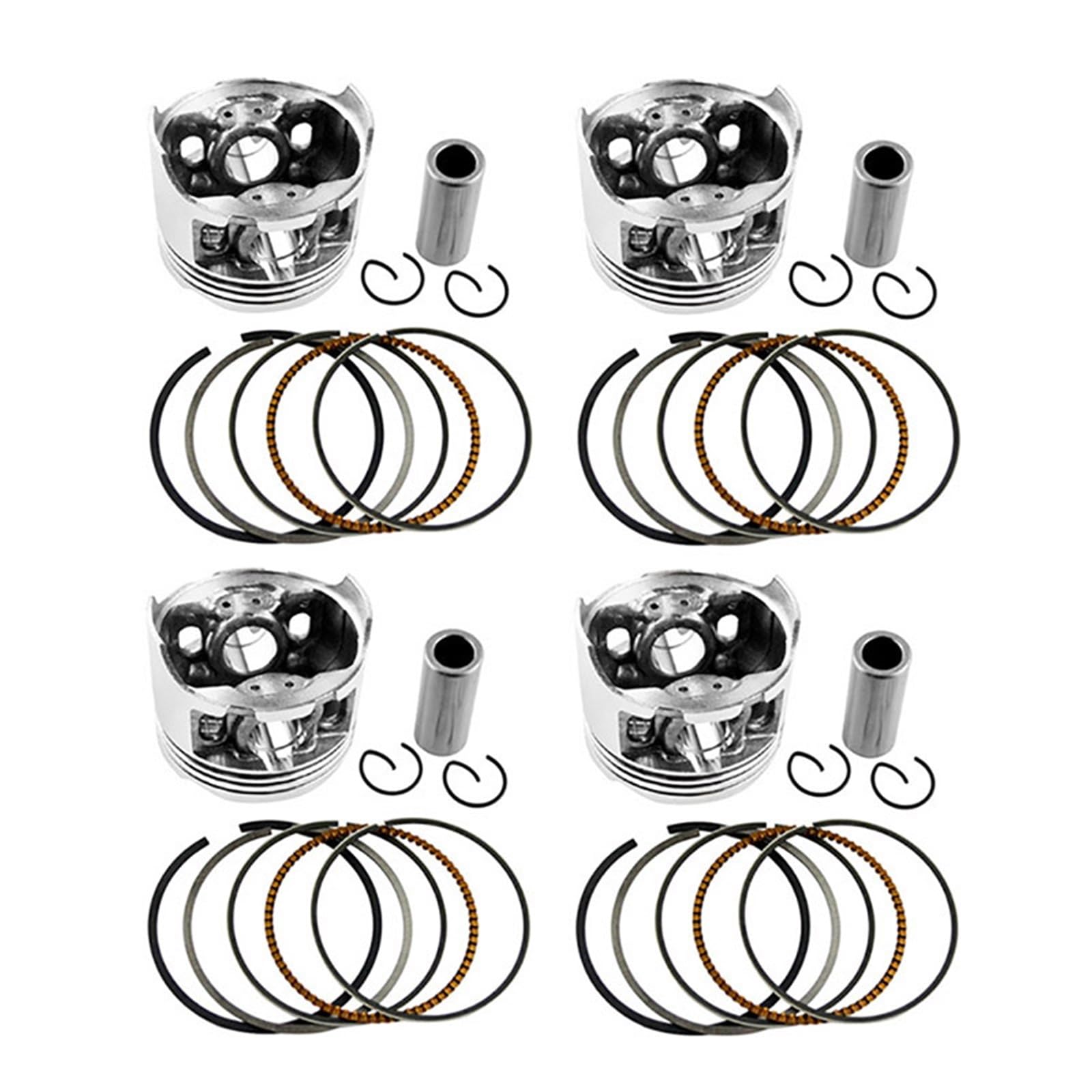Segments de piston CBR250 MC17 haute étanchéité pour retrouver la compression
