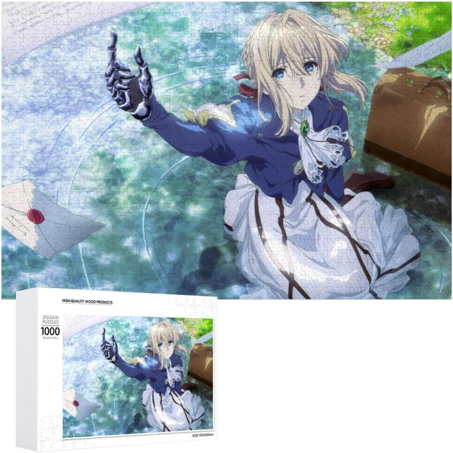 高い素材 ヴァイオレット エヴァーガーデン 大人のジグソーパズル かっこいい 木のパズル 創造性遊戯盤遊戯誕生日プレゼント女 男の子 1000pcs 期間限定開催 Www Panuy Lehovala Co Il