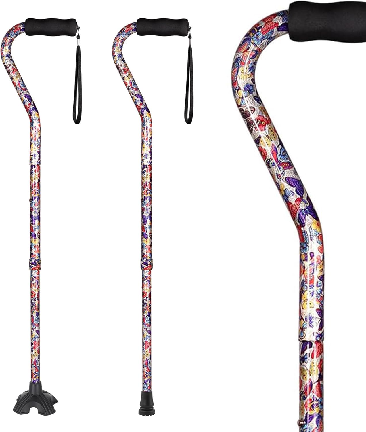 Elegant Walking Cane for Women, Foldable...