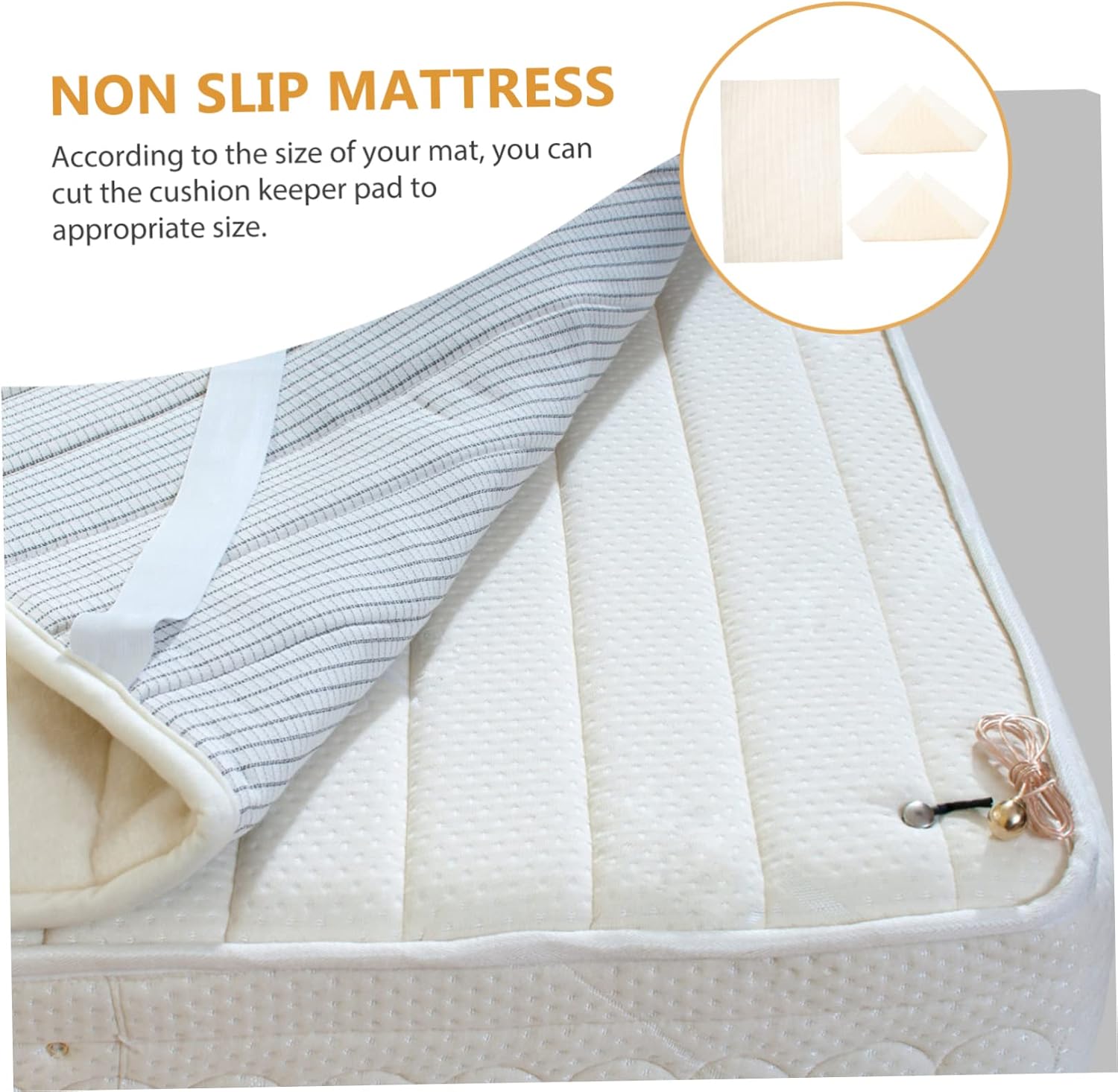3pcs Multipurpose Non Slip Silicone Pad for Home Slip Cushion for Sofa Mattress Living Bedroom Bathroom
