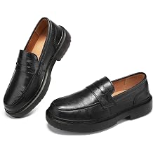 BEAUSEEN Womens Penny Loafers Slip On Comfortable & Lightweight Driving Moccasins Casual Office Work Flats Cute Business Dress Shoes