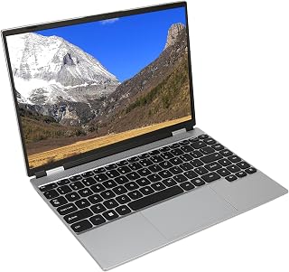 Laptop de 14 Polegadas para Windows 11 Pro, Laptop Fino e Leve para Processador Intel J4105 4 Core 4 Threading 2.0GHz, 2.4G 5G Dual Band WiFi, PCIe NVMe M.2 SSD, 8GB DDR4 RAM