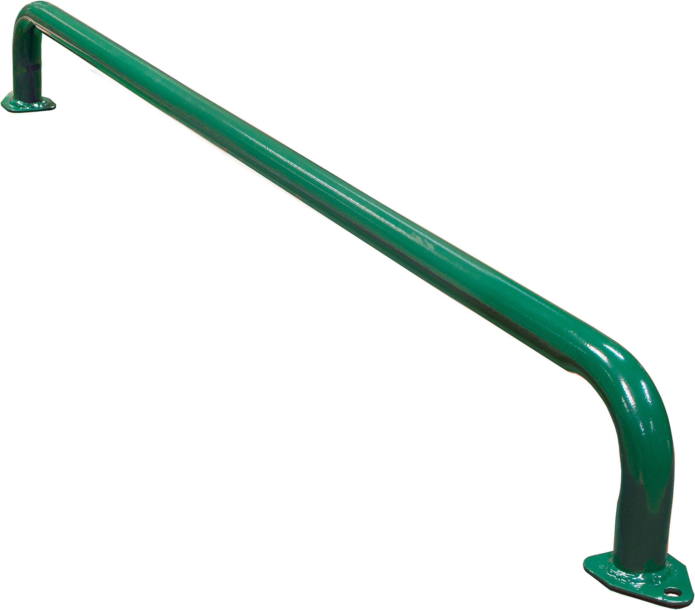 Gorilla Playsets 08-0002-FM Safety Handle Attachment for Swing Set or Playhouse, One 37" Metal Flush Mount Handle, Green