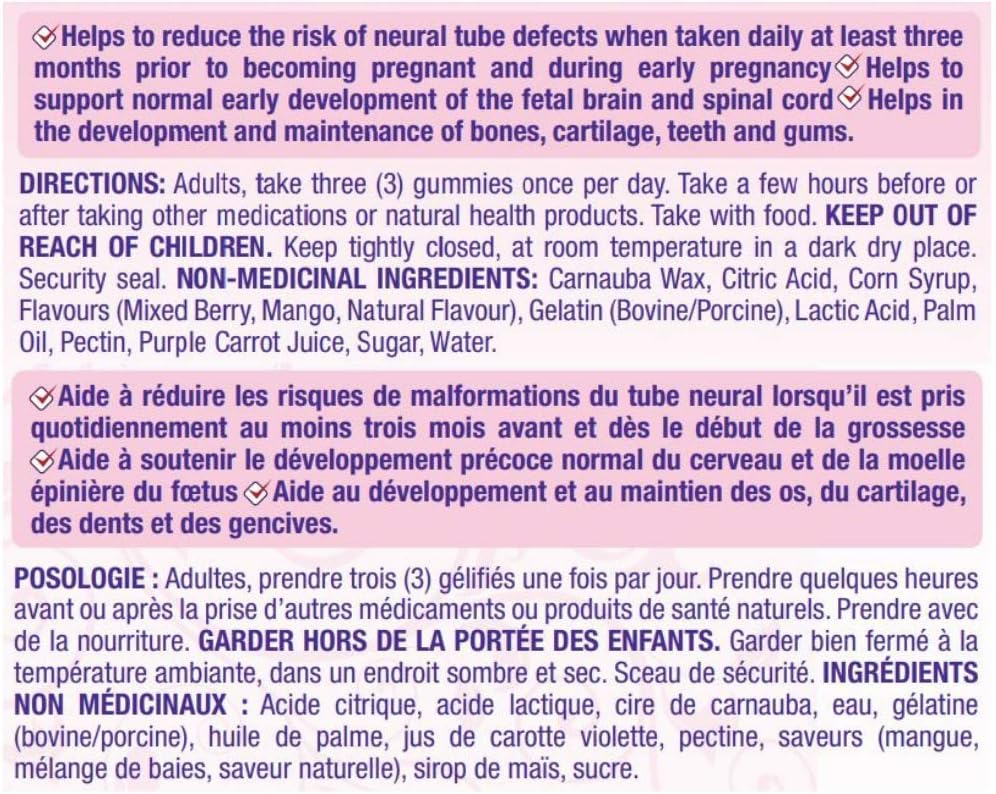 Nature's Bounty Prenatal Gummies, 60 Gummies