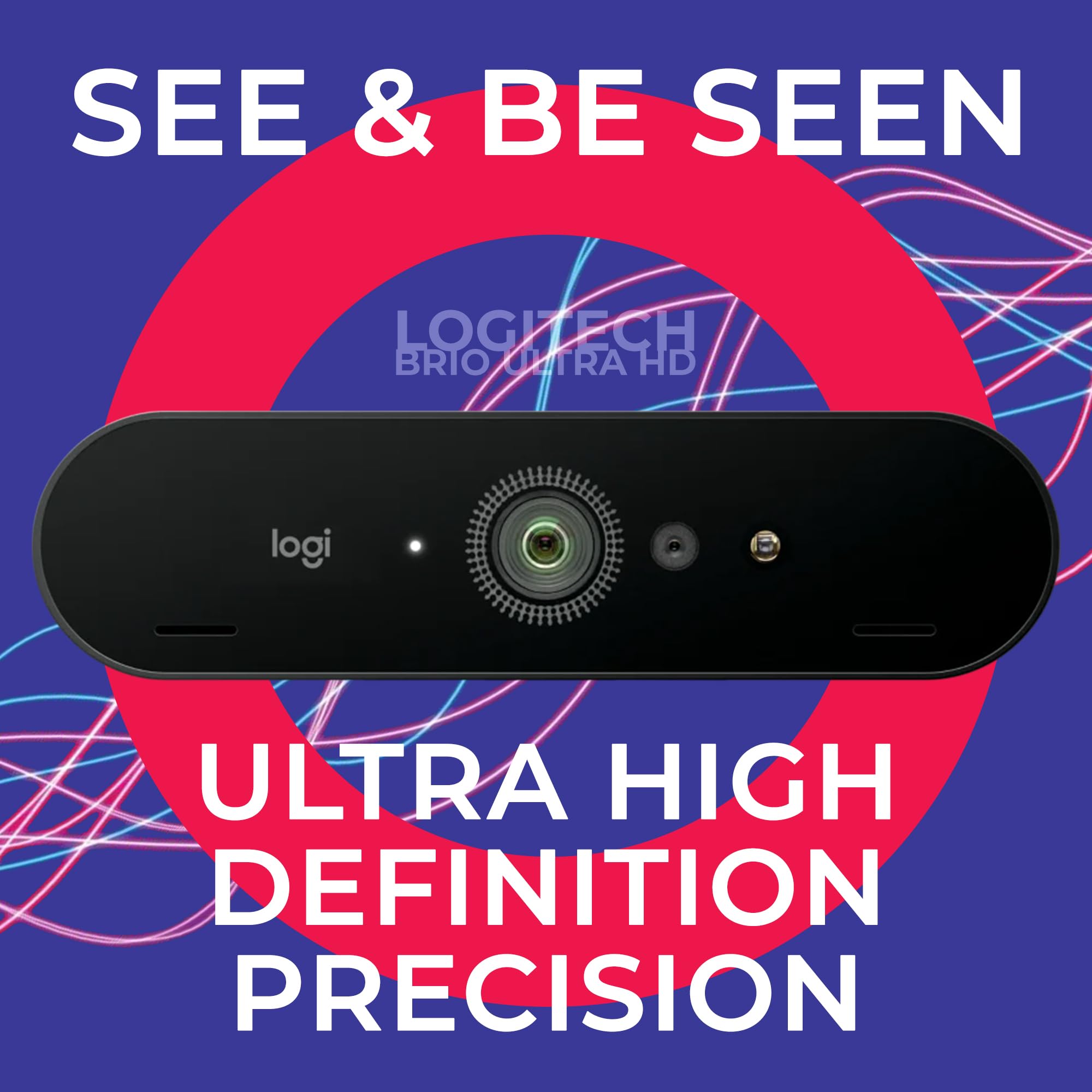 [美品]Logicool BRIO V-U0040 4K Webcam Logitech Brio 4K Pro Webcam V-U0040 Ultra HD Video & HDR 960