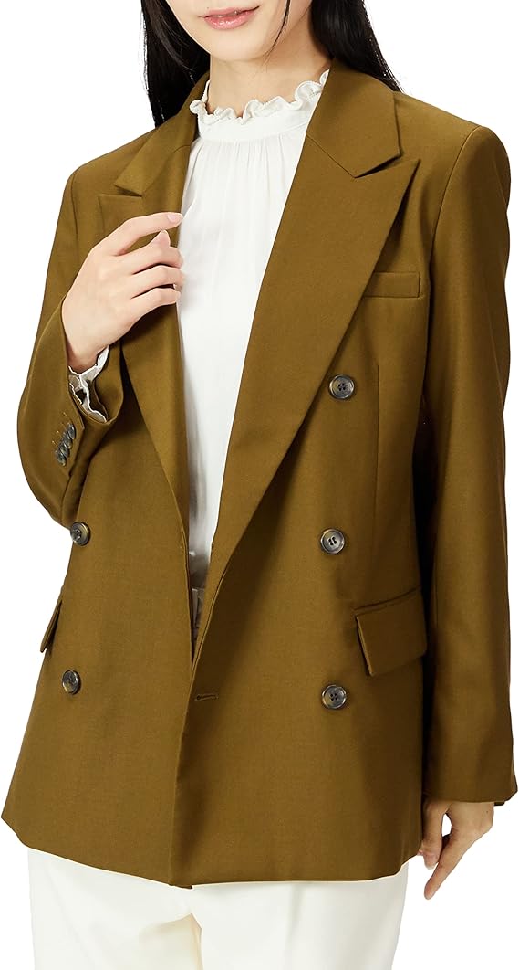 【新品】ミラオーウェン　ピークドラペルジャケットライクオールインワン Mila Owen - ピークドラペルジャケットライクオールインワン