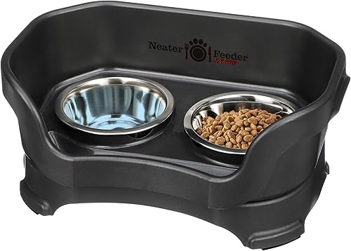 Miniatura 39 de Neater Pet Brands Neater Feeder Deluxe Cuencos para perros a prueba de derrames elevados para perros medianos 19-40 lbs, fabricado en EE. UU.,