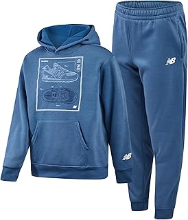 Classic 2-Piece Boys Tracksuit Set (Hoodie & Joggers, Sizes 8-16)