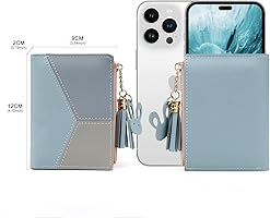 Damen Geldbörse Mit Blumenmuster - Kompakt & Stylisch - PU Leder - Ideal Für Karten Und Bargeld