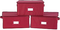 Vista 92 de Covermates Keepsakes - Caja de almacenamiento con cremallera superior - Poliéster resistente - Asas reforzadas - Diseño apilable - Almacenamiento