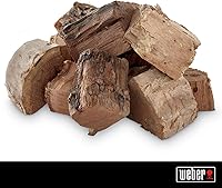 Vista 2 de Weber Trozos de madera de mezquite, para asar y ahumar, 4 libras.