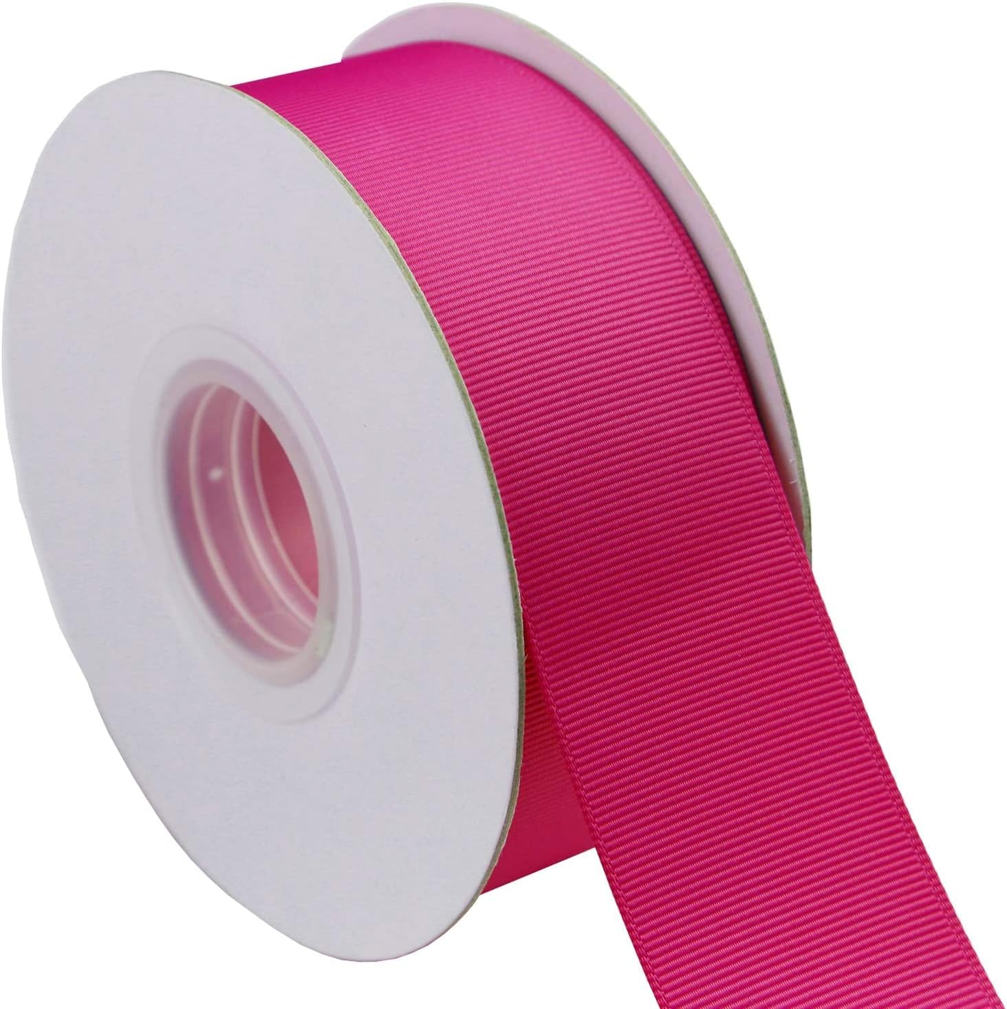 Grosgrain Ribbon -5 Meters, Sewing, Gift Wrap, Bows, Decorations, Wedding, Crafts - Double Sided, Many Colours & Sizes (50 mm, Hot Pink)