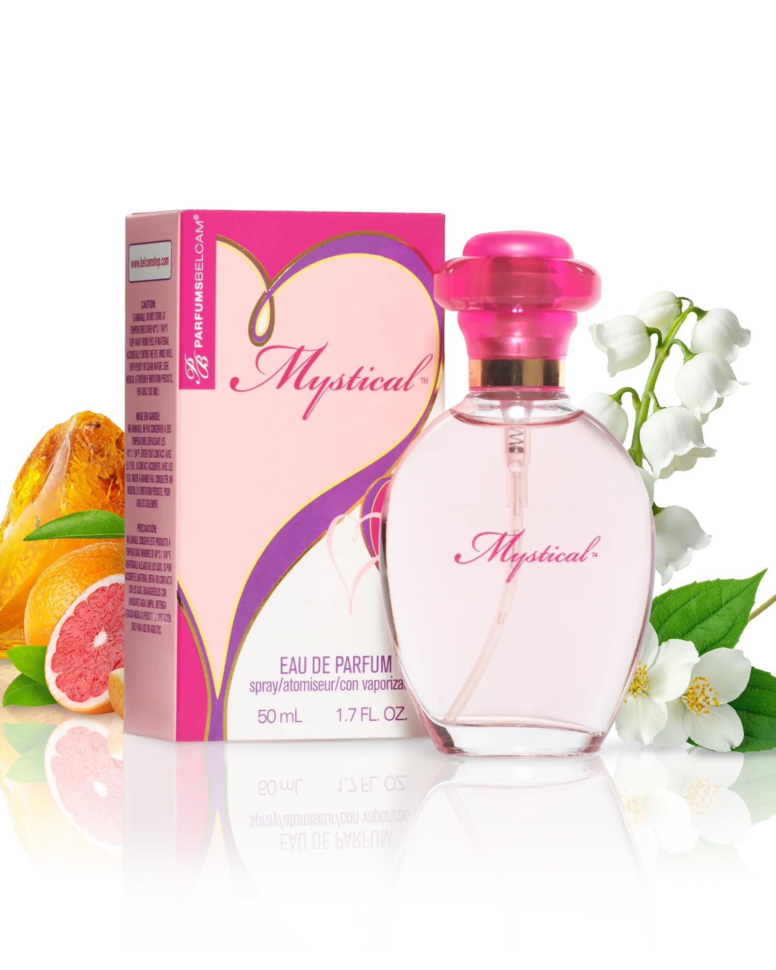 PB ParfumsBelcam Mystical Our Version of Britney Spears Eau de Parfum Spray 1.7 Fl Oz (F97150A)