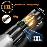 Relybo Torcia LED Potente Professionale 1000000 Lumen, con COB da Campeggio - 7
