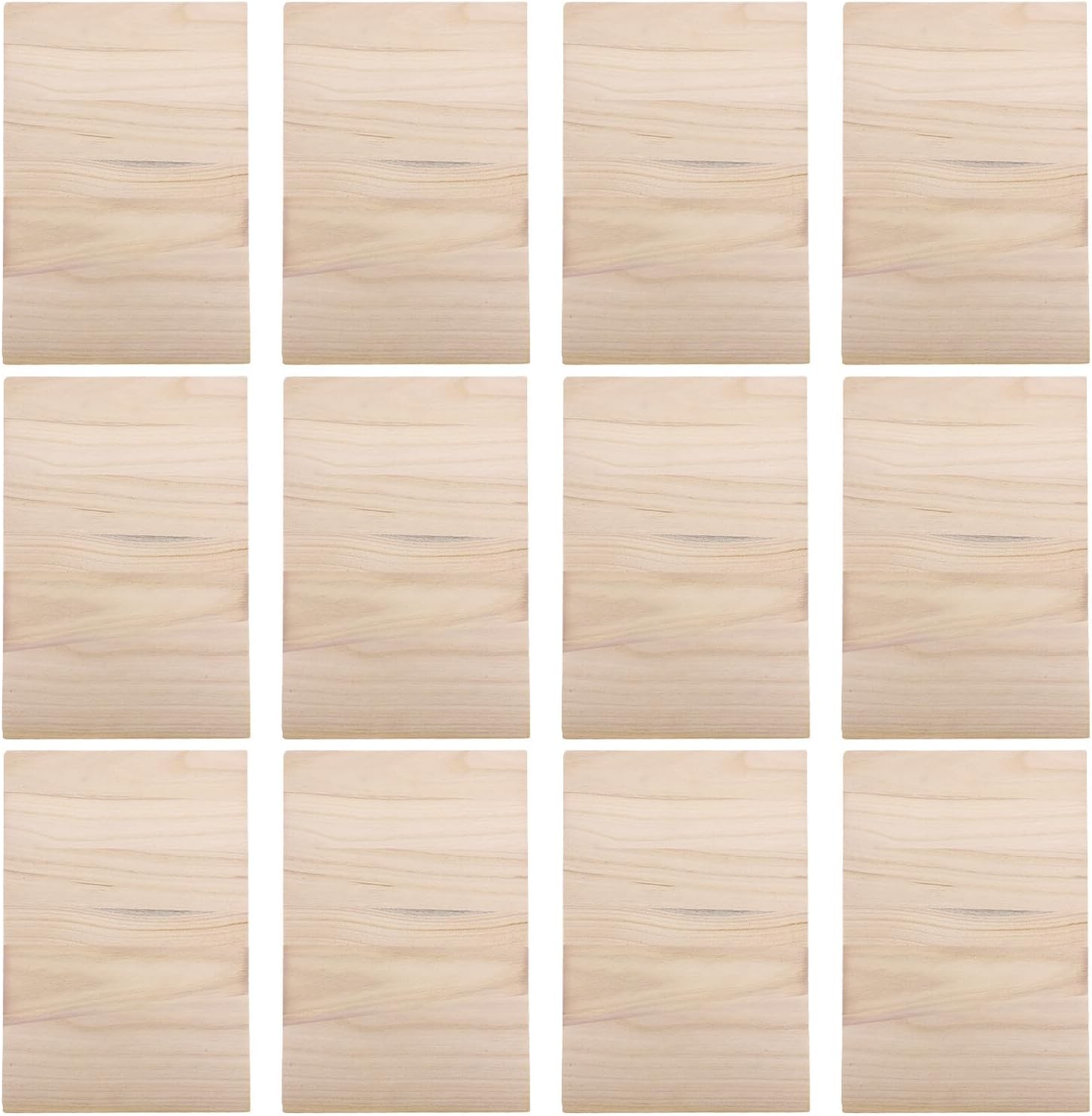 OUNONA 12pcs Taekwondo Breaking Boards Wood Martial Arts Training Equipment Karate Practice Boards for Performance and Kick Training