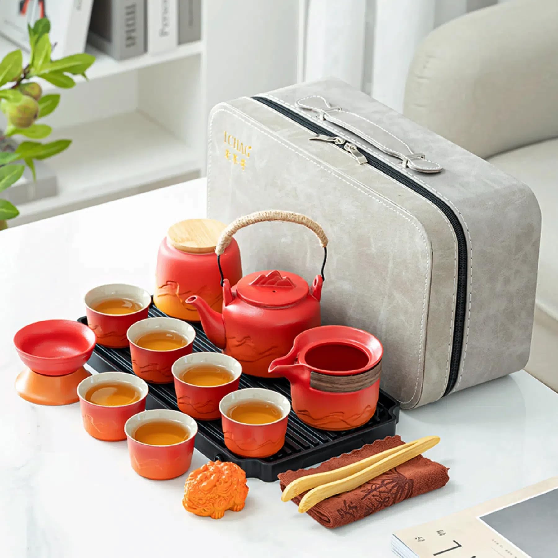 chaセット Amazon.com | ICHAG Chinese Tea Set, Japanese Tea Sets for