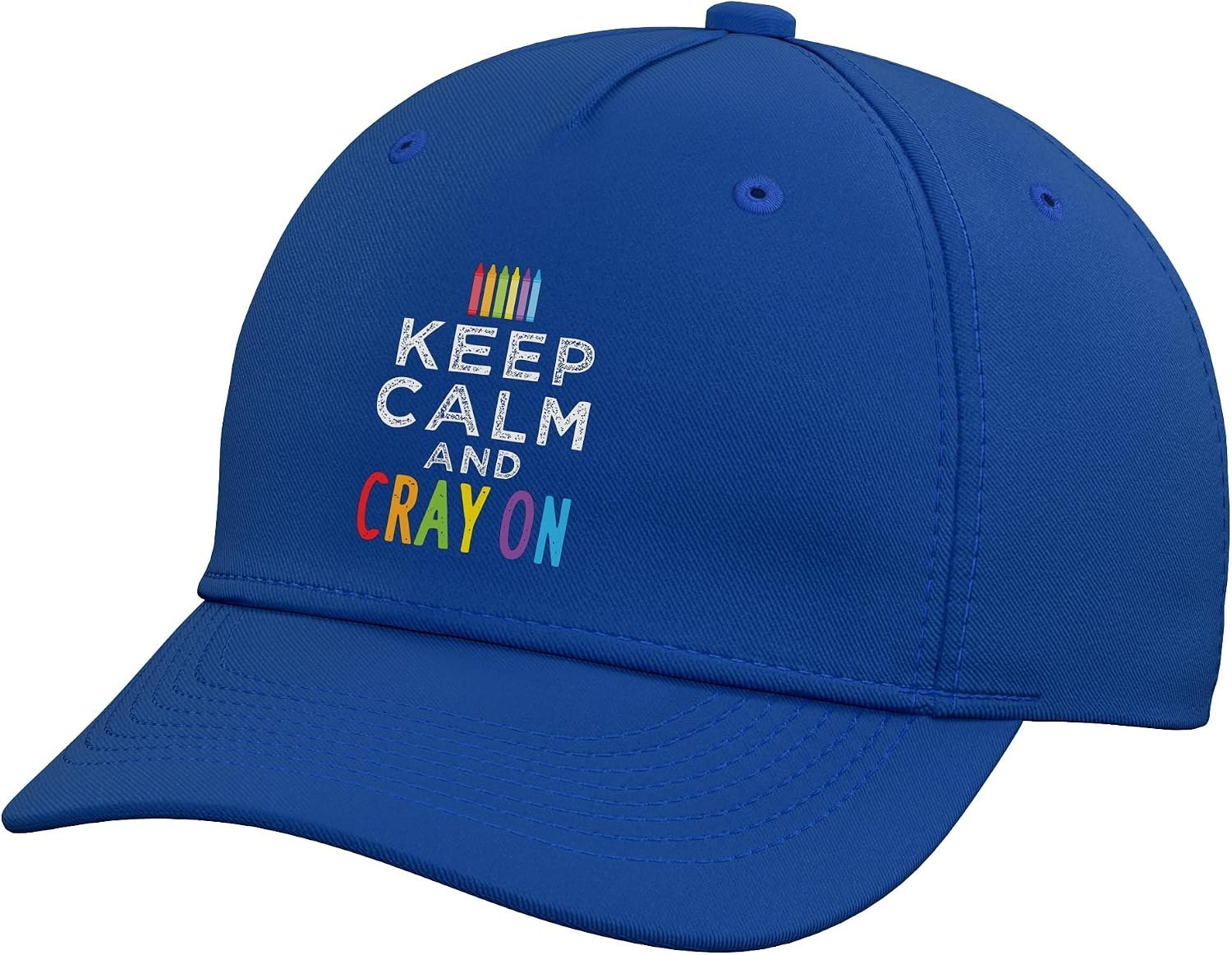 Cray On Coloring Book Crayon Design Adjustable Baseball Hat