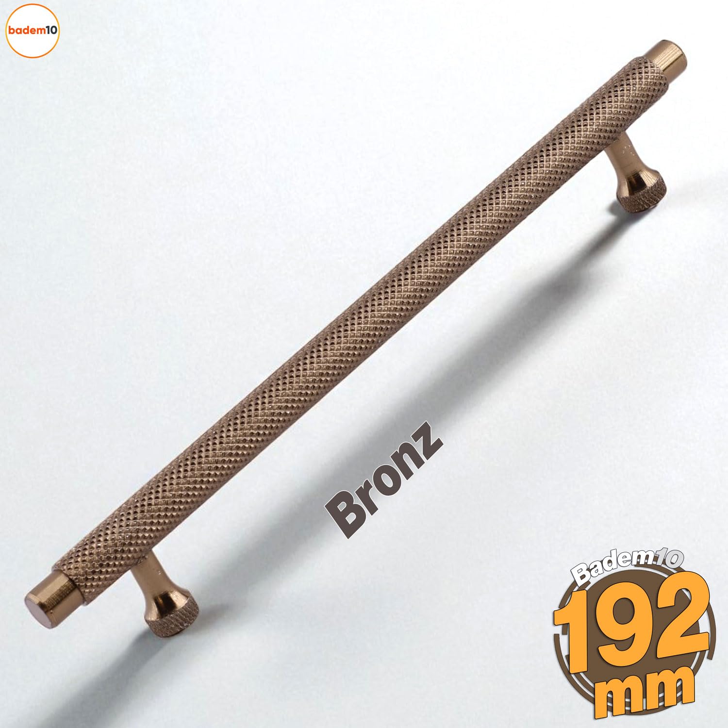 Martin Bronz Metal Kulp 192 mm Mobilya Çekmece Mutfak Dolabı Dolap Modern Kapak Kulpları Grip Desen
