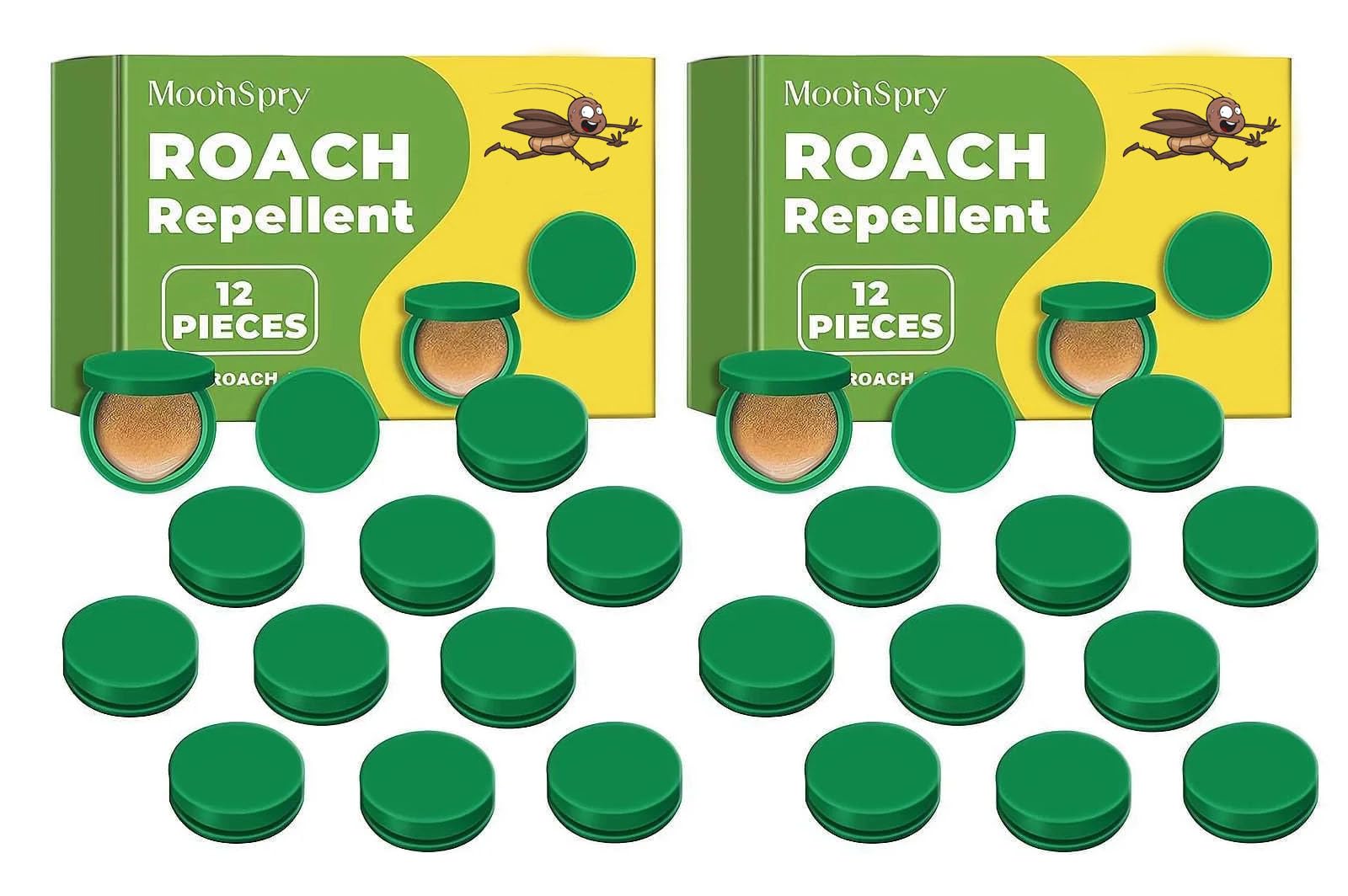 Geek Lab Natural Cockroach Killer Bait – Eco-Friendly Roach Repellent Traps for Kitchen, Bathroom, Cabinets – Indoor & Outdoor Use Anti-Roach Gel – Non-Toxic Pest Solution (24pc)-image-11