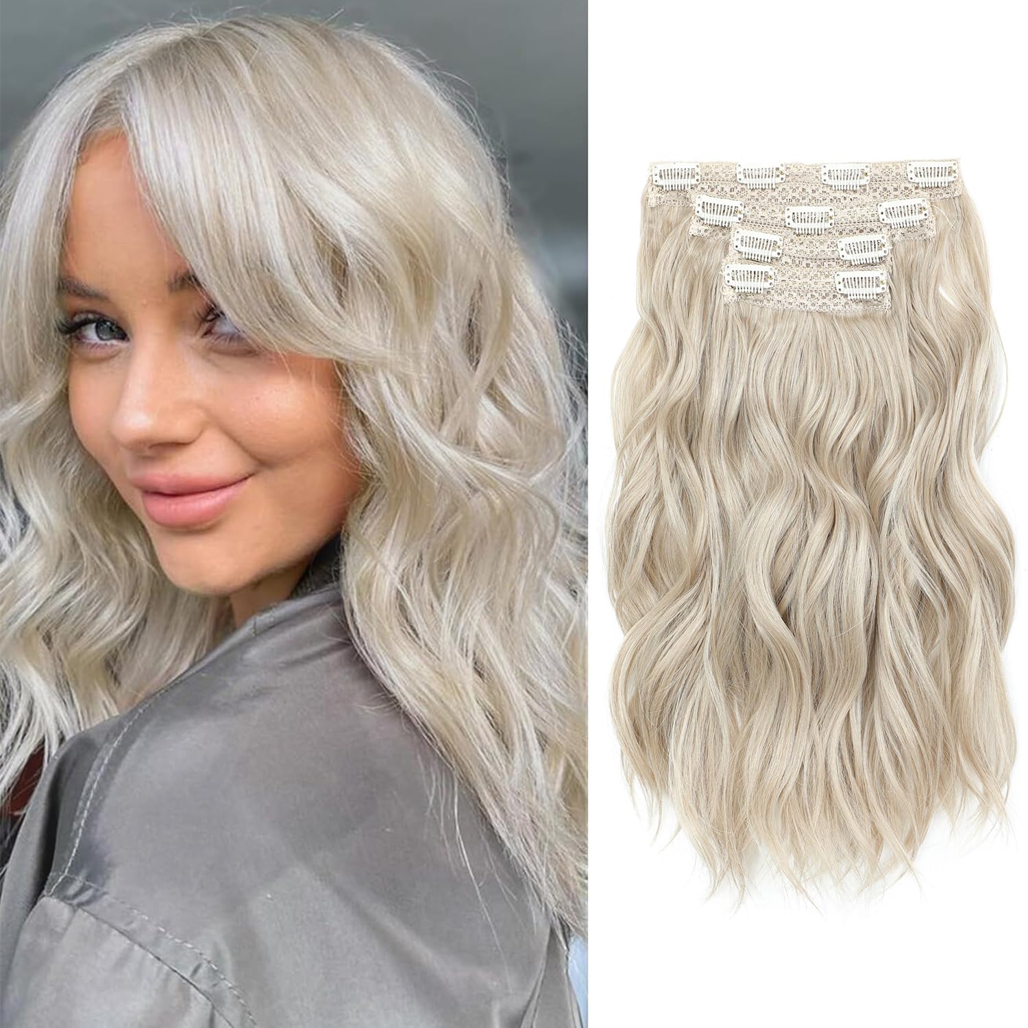 FINE PLUS Hair Extensions Clip in