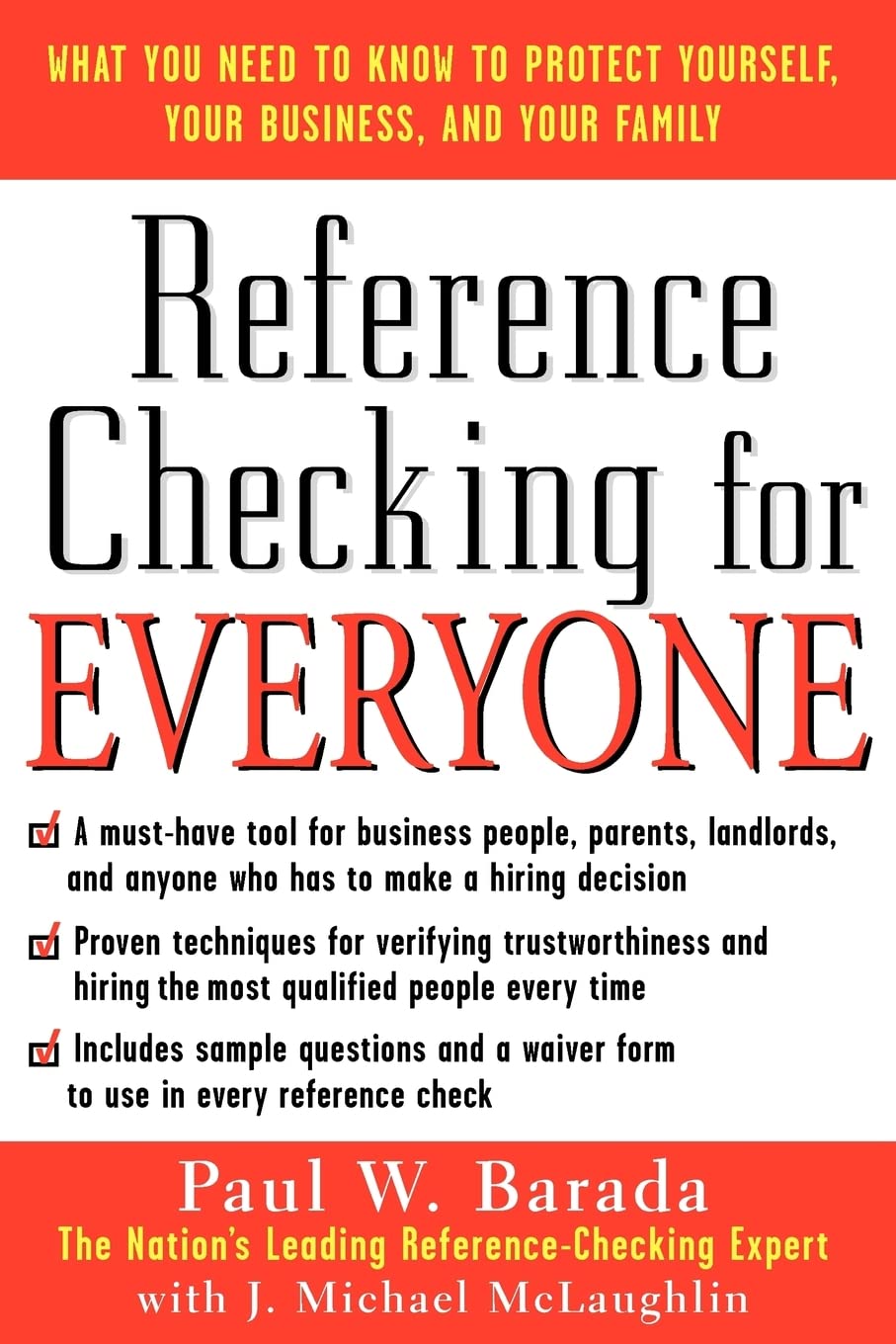 Buy Reference Checking for Everyone: How to Find Out Everything You Need to Know About Anyone — BookShops.in