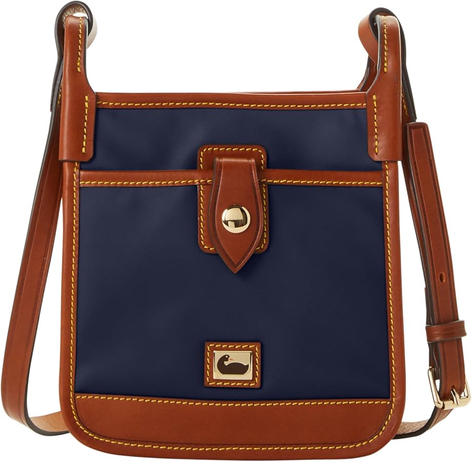 DOONEY&amp;BOURKE 【美品】ショルダーバッグ レザー ネイビー チャーム ドゥーニー＆バーク | gypsophila