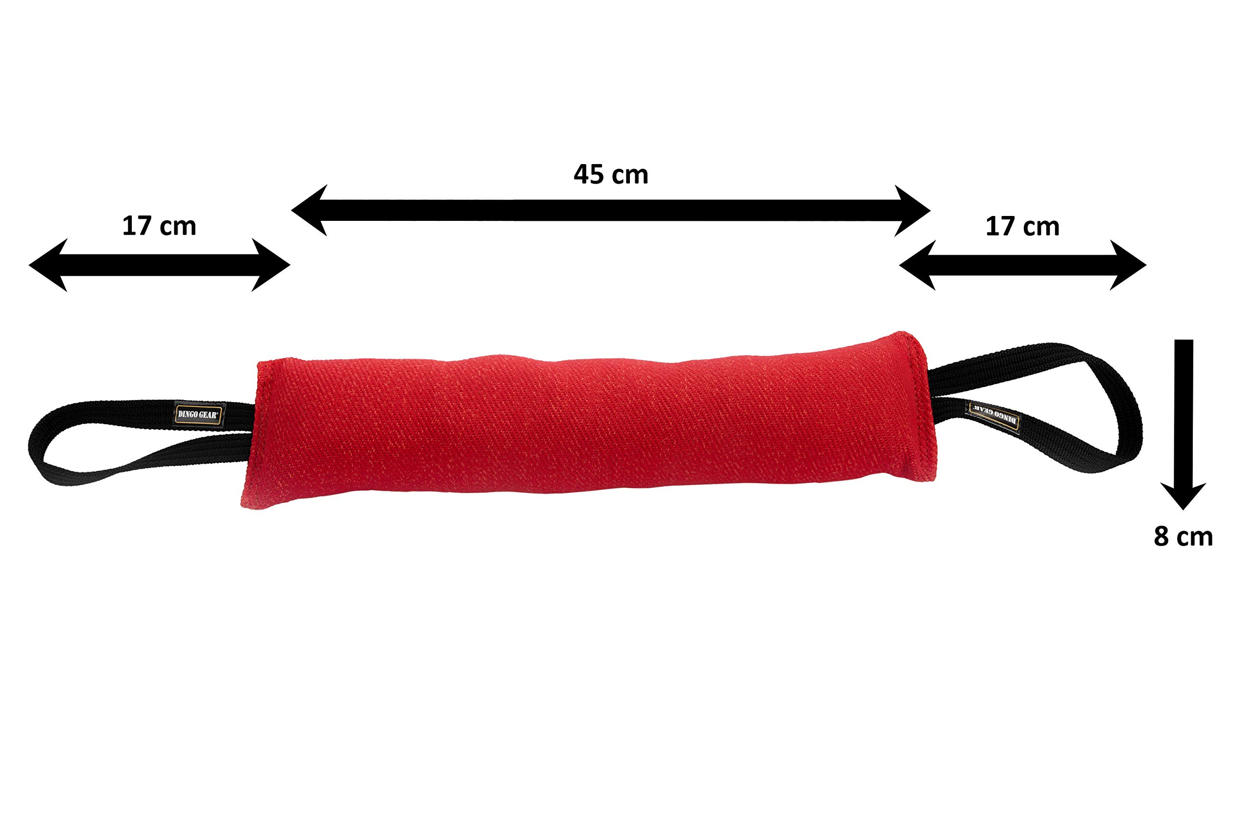 Dingo Gear French Linen Tug Toy For Dogs - Bite Pillow With Handle For Training, Agility & Tug Of War - View #6