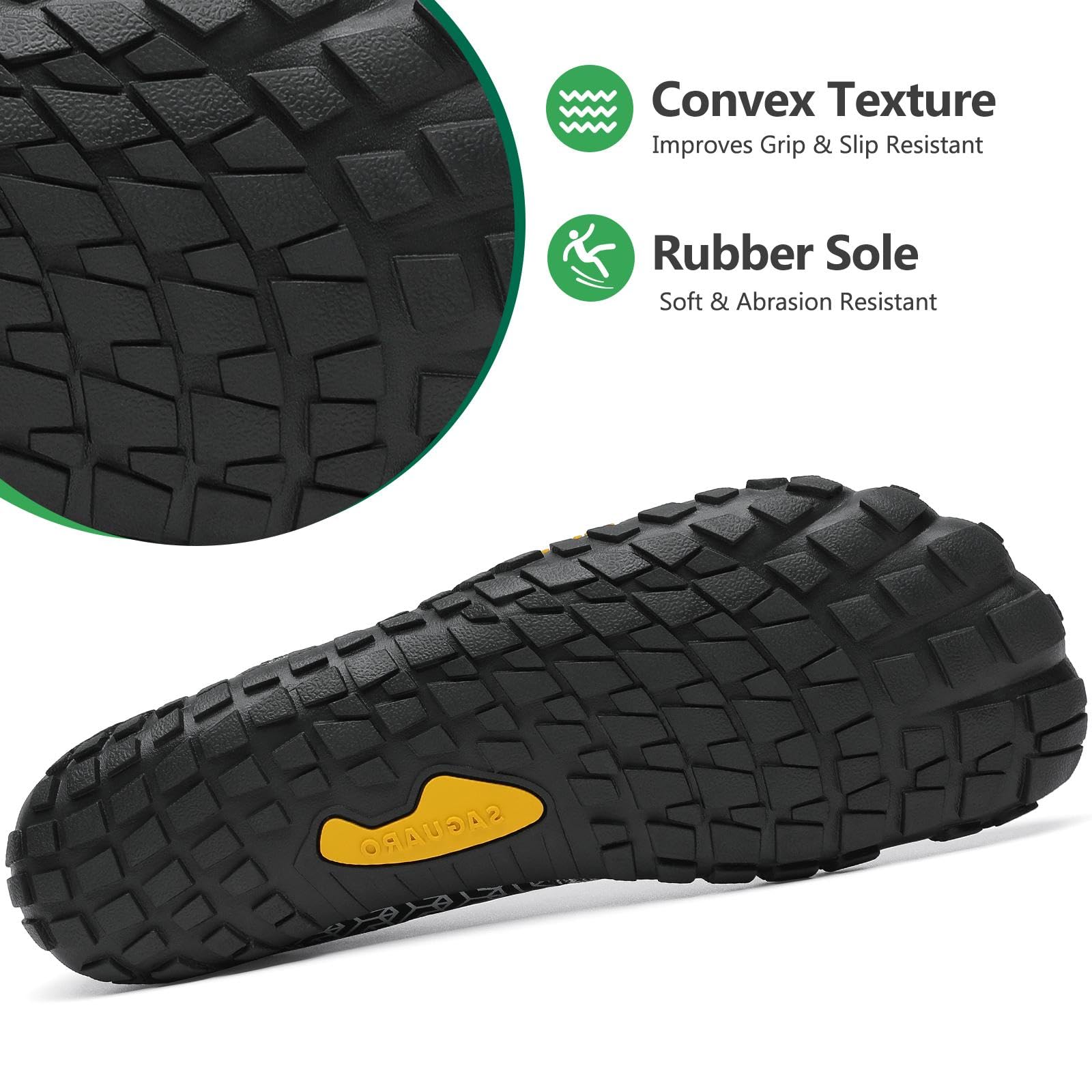 SAGUARO Estate Scarpe Barefoot Minimaliste Uomo Donna Comode e Leggere Antiscivolo Trekking Trail Running Scarpe Asciugatura Rapida Outdoor e Indoor