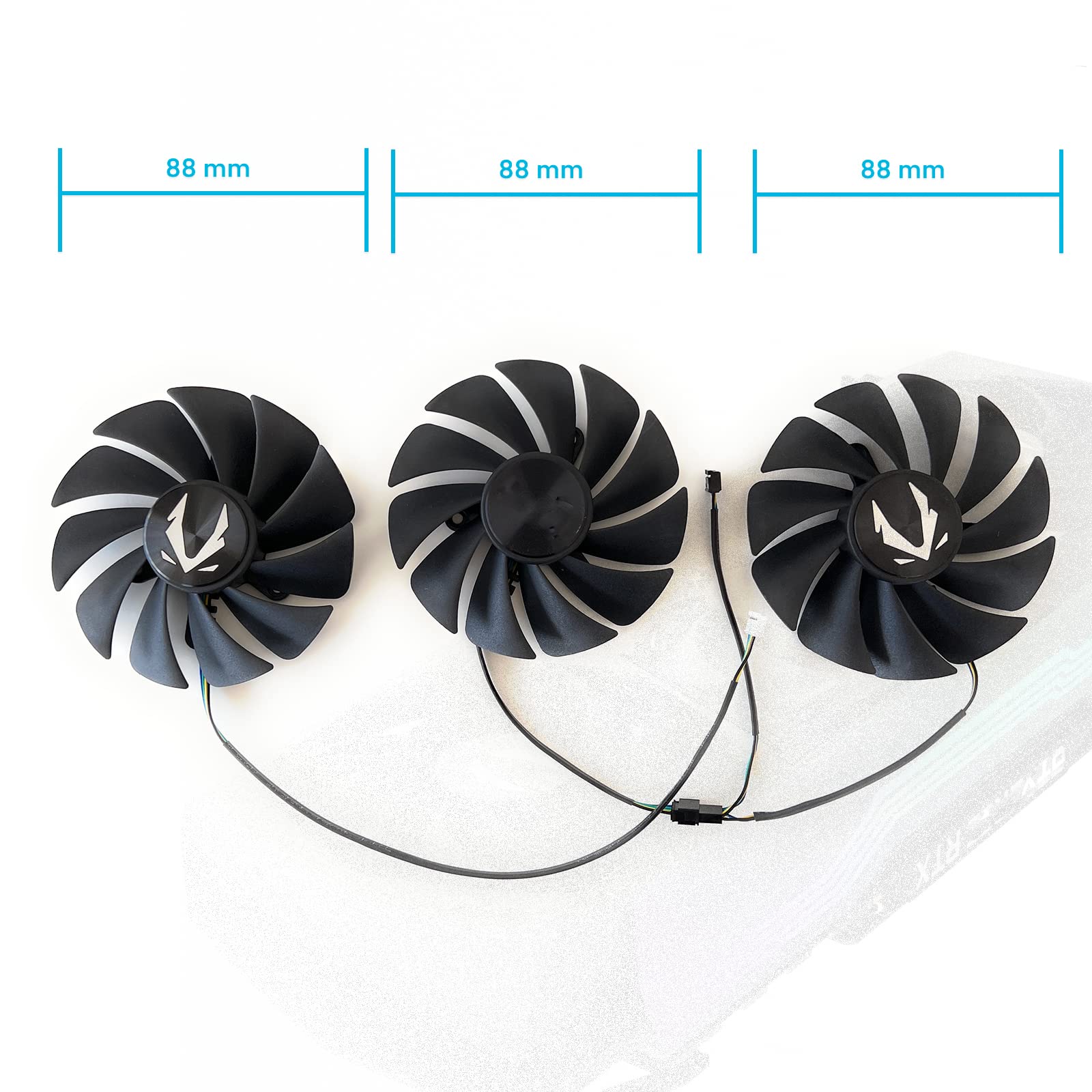 Ventilador de tarjeta gráfica para ZOTAC GeForce RTX 3070/3080 Ti AMP Holo, 3090 24GB AMP Core-Holo, para enfriador de tarjetas gráficas, GA92S2U 88mm