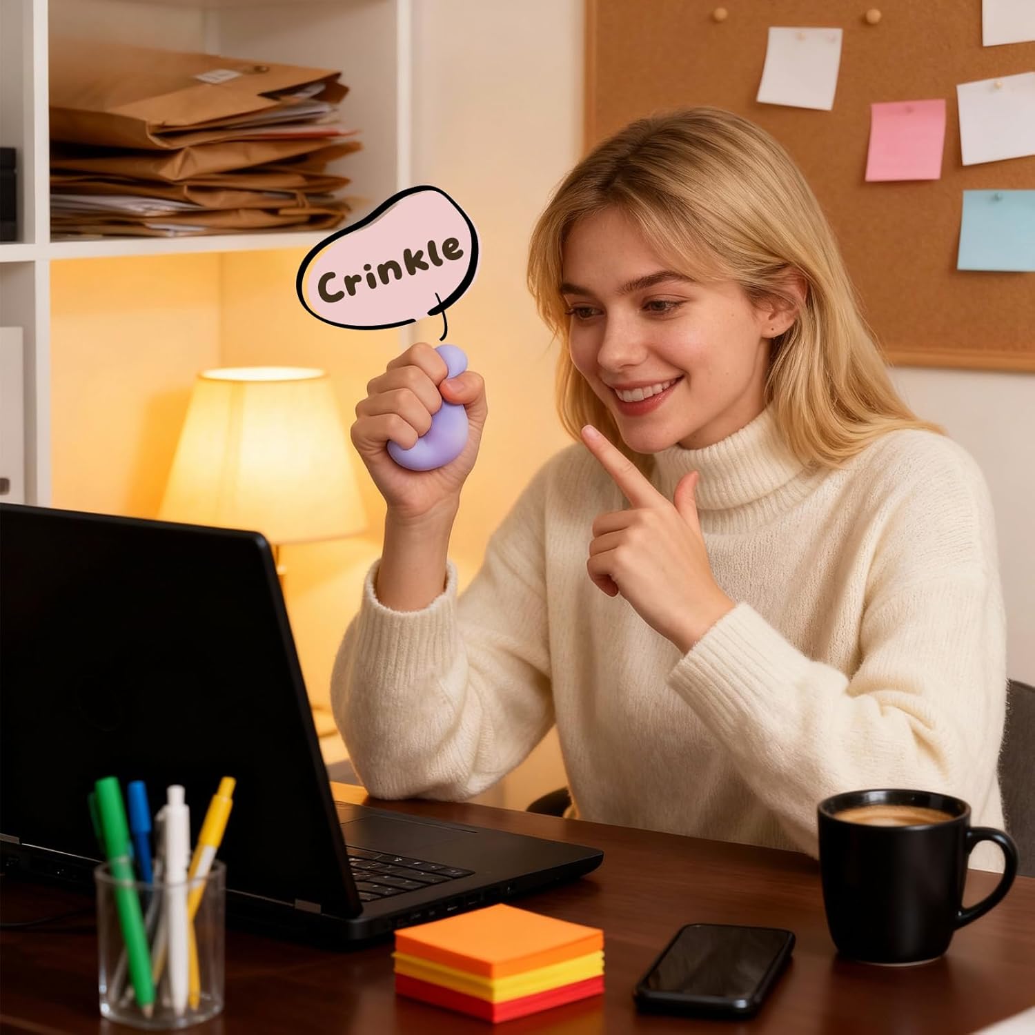 4 PCS Fidget Squishy Toys, Portable Squeeze Vacuum Stress Shapeable Ball Toys, Sensory Focus Toys for Gril Boys Kids Adults Festival Gift Classroom Prize Supplies Goodie Bag Stuffers (Machi)