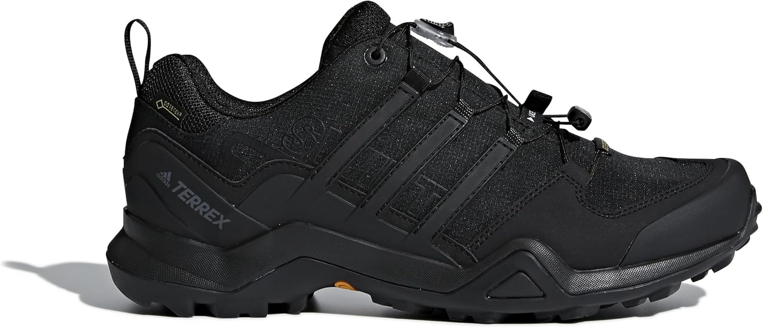 adidas Men's Terrex Swift R2 Gore-Tex Hiking Shoe 7 Black/Black/Black