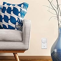 Vista 8 de Paquete de 2 luces nocturnas verdes, brillo suave atenuable e iluminación indirecta, sensor automático de atardecer a amanecer, luz nocturna