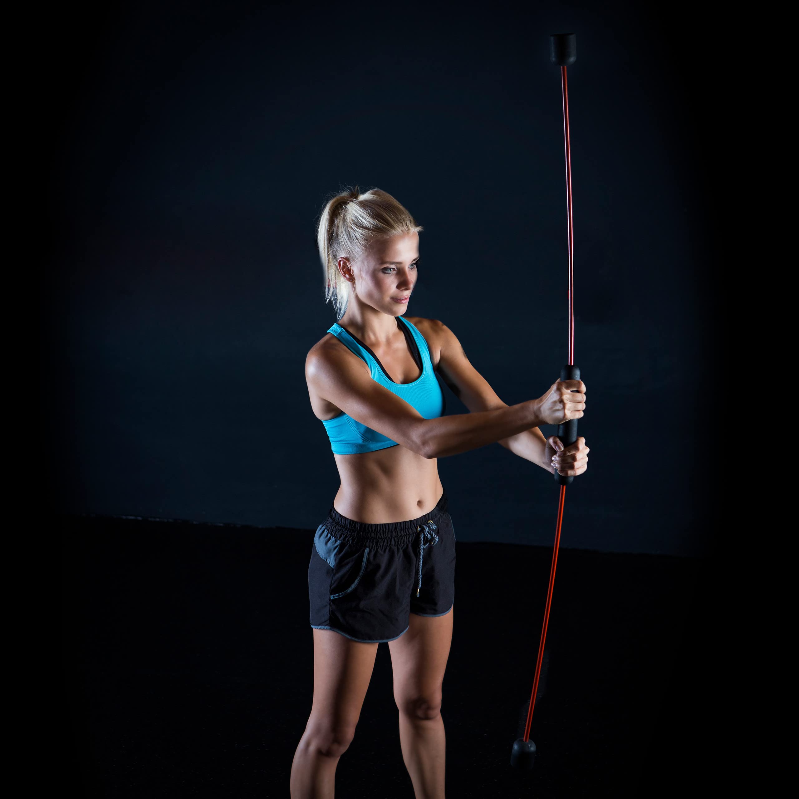 Barra Flessibile Per Allenamento 160 Cm - Swing Stick Per Pilates E Fitness | Muscolatura Profonda - Foto 12