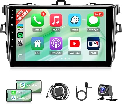 Leadfan Car Radio for Toyota Corolla 2008 2009 2010 2011 2012Fit JBL.