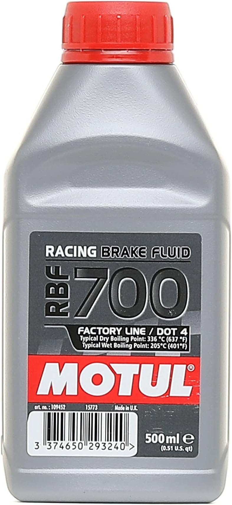 Motul RBF 700 Factory Line Racing Brake Fluid - 500ml