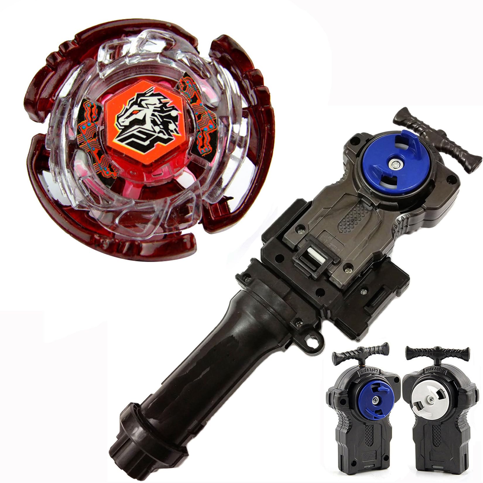 Astro S Pegasus 105RF Battle Metal Fusion Spinning Top Battling Toy with Power Launcher Booster Gyro Starter BeyLauncher LR & Launcher Grip Set (Astro S Pegasus)