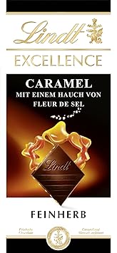 Lindt - Excellence - Dark Caramel with a Touch of Sea Salt - 100g
